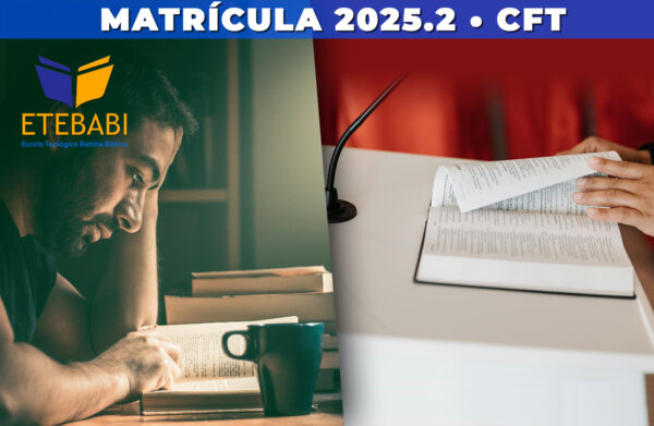 Matrícula 2025.2 - Formação Teológica